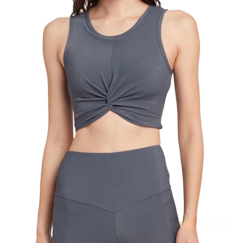 Women’s Activewear Front Twist Sports Top